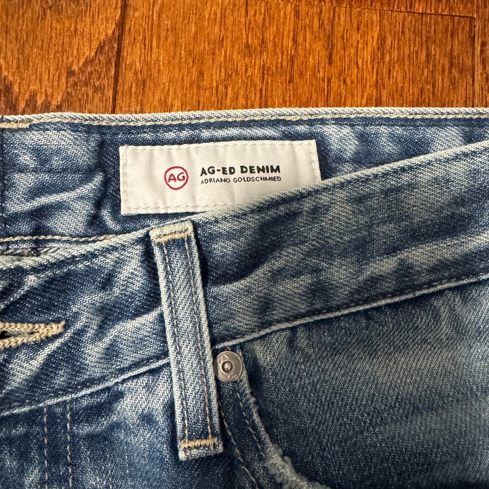 AG Adriano Goldschmied Faded Blue Denim Jeans